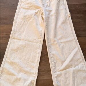 RSQ Women's Off-White Flare Jeans